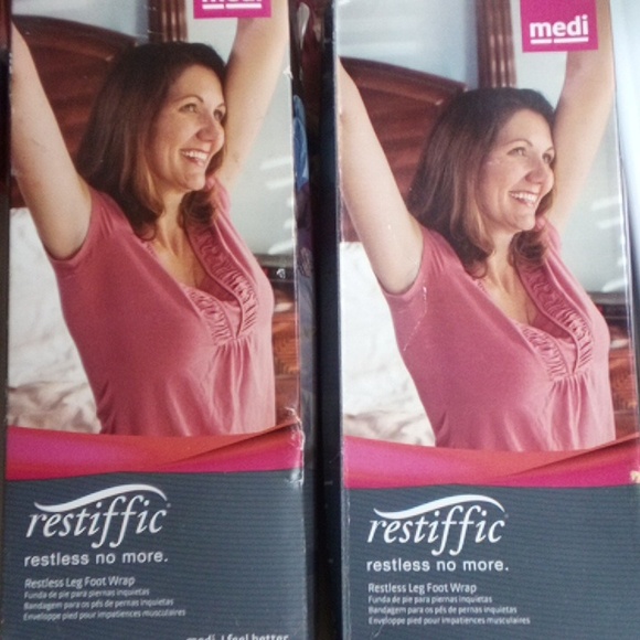 MEDI RESTIFFIC RESTLESS LEGS NO MORE! NEW IN BOX! LEG FOOT WRAP!
